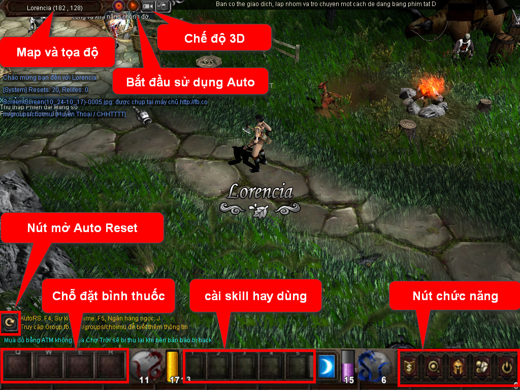 Chức năng chính của Game MU Hoàng Đạo